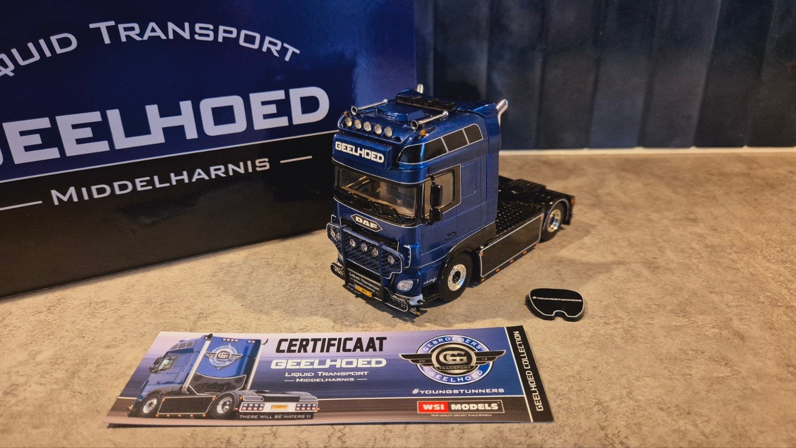 WSI GEELHOED Daf XF Super Space Cab 4x2, Ophalen of Verzenden, Nieuw, Bus of Vrachtwagen, Wsi