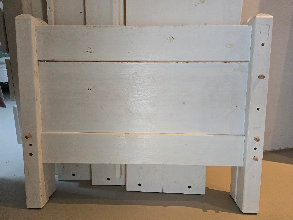 Kinderbed 150x70 incl. lattenbodem en mattras, Gebruikt, 70 tot 85 cm, 140 tot 160 cm, Ophalen