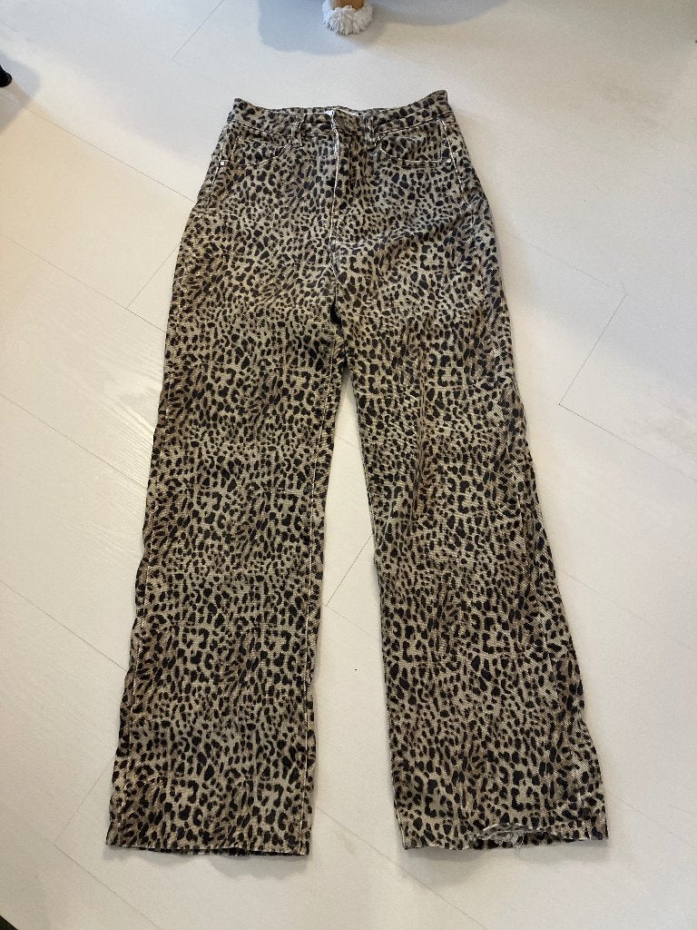 Broek panterprint redial maat XS / 34, Overige kleuren, Ophalen of Verzenden, Maat 34 (XS) of kleiner, Lang