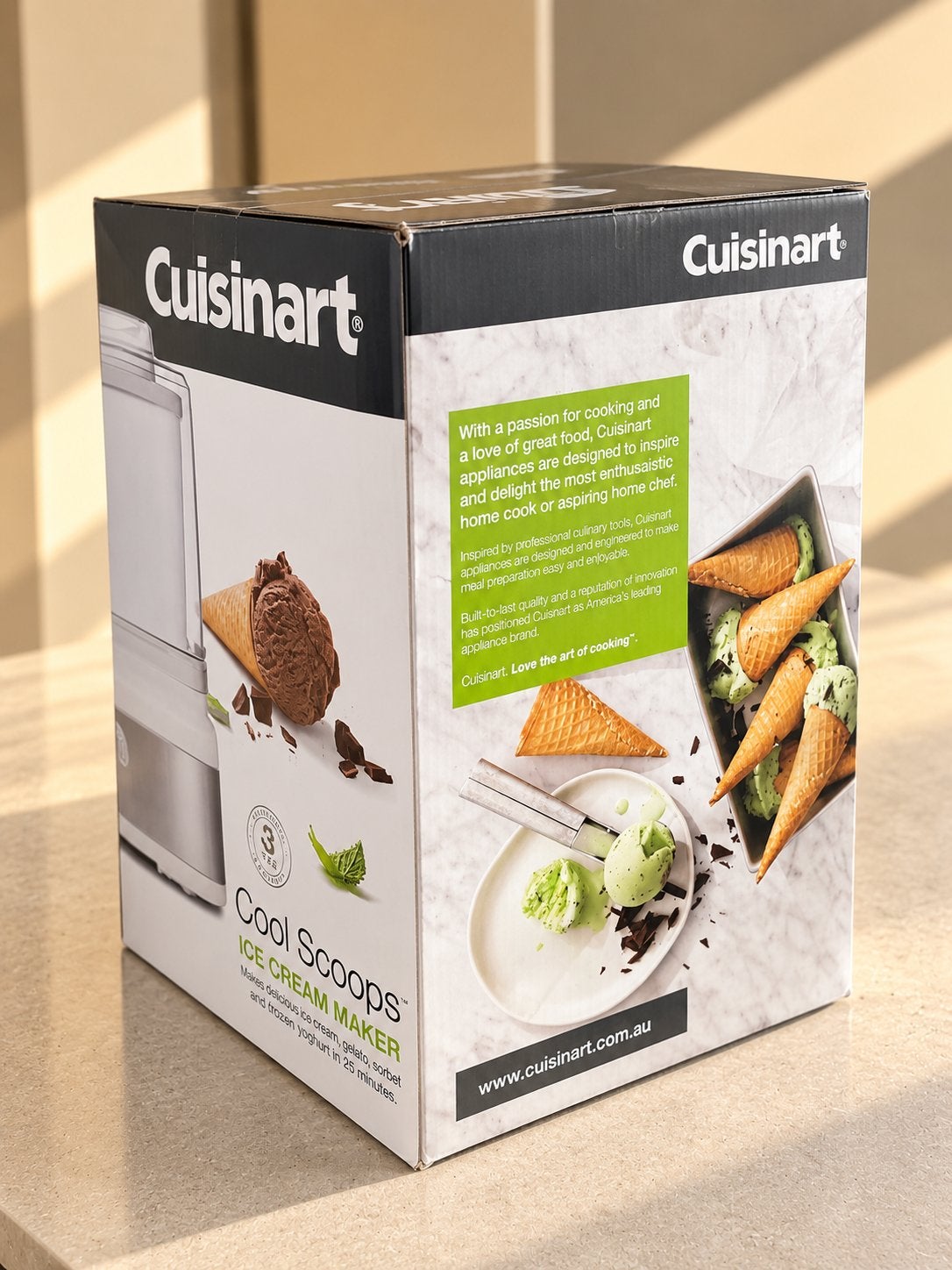 Cuisinart Cool Scoops IJsmachine - ice cream maker, Ophalen, Zo goed als nieuw
