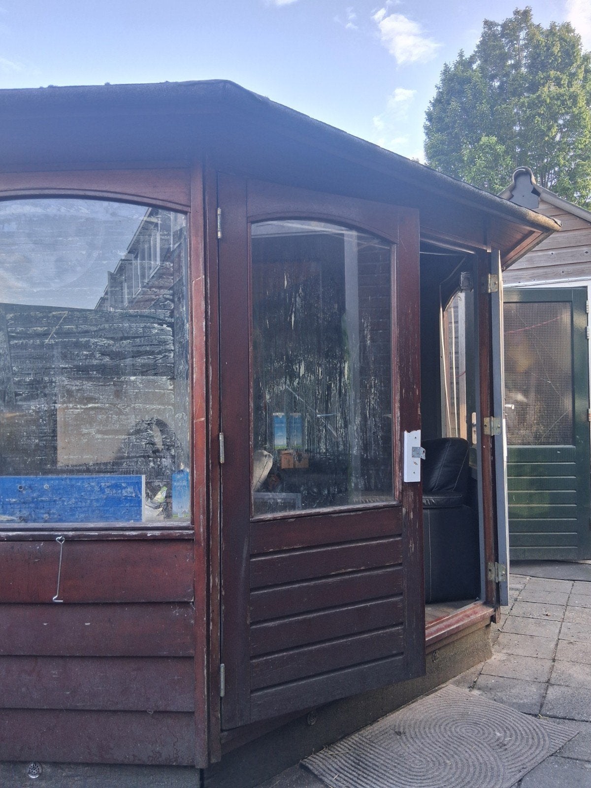 Gratis ophalen tuinhuis, Tuin en Terras, Tuinhuizen, Ophalen, Gebruikt, 250 tot 500 cm