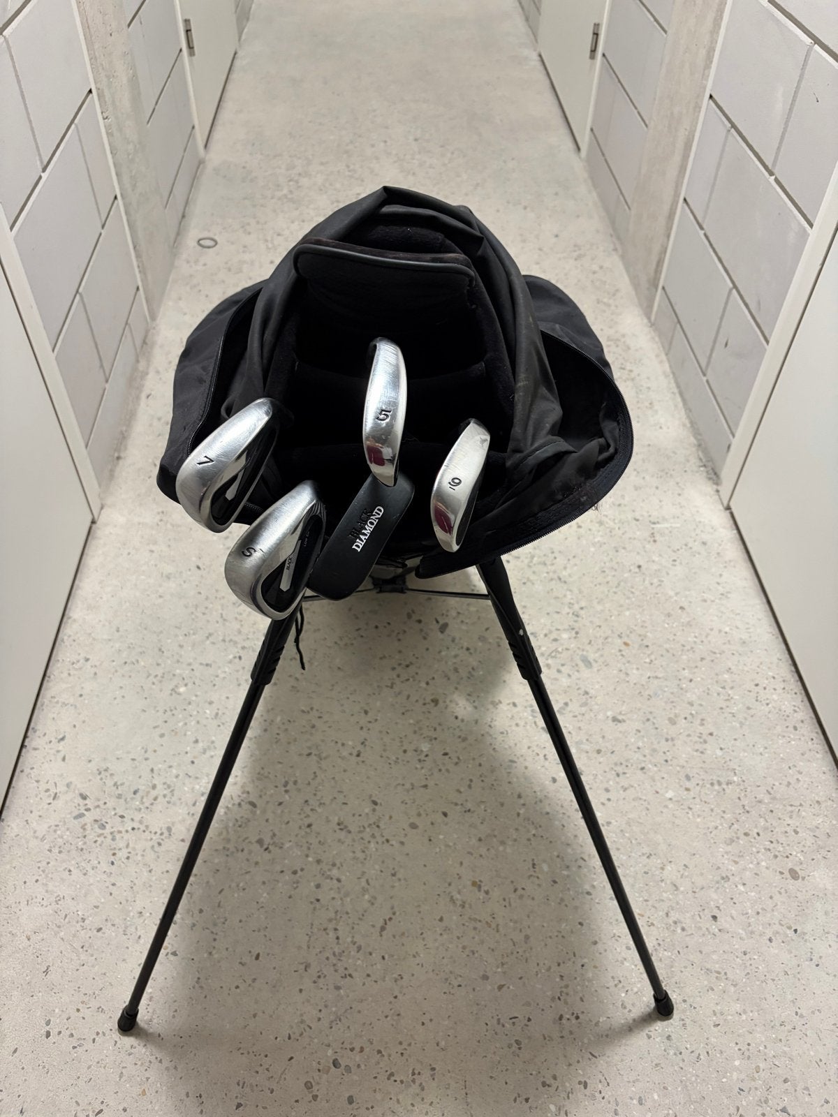 Halve Black Diamond golfset met gratis Callaway tas, Sport en Fitness, Golf, Ophalen, Gebruikt, Set, Overige merken