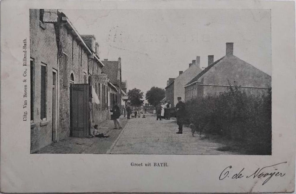 Bath (Zeeland) – Gelopen 1911 / 1912, Verzamelen, Ophalen of Verzenden, Voor 1920, Gelopen, Zeeland
