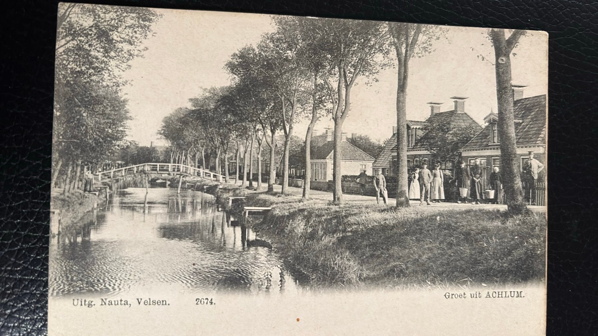 Achlum 1900 mooie staat en niet verzonden, Verzamelen, Ophalen of Verzenden, Voor 1920, Ongelopen, Friesland