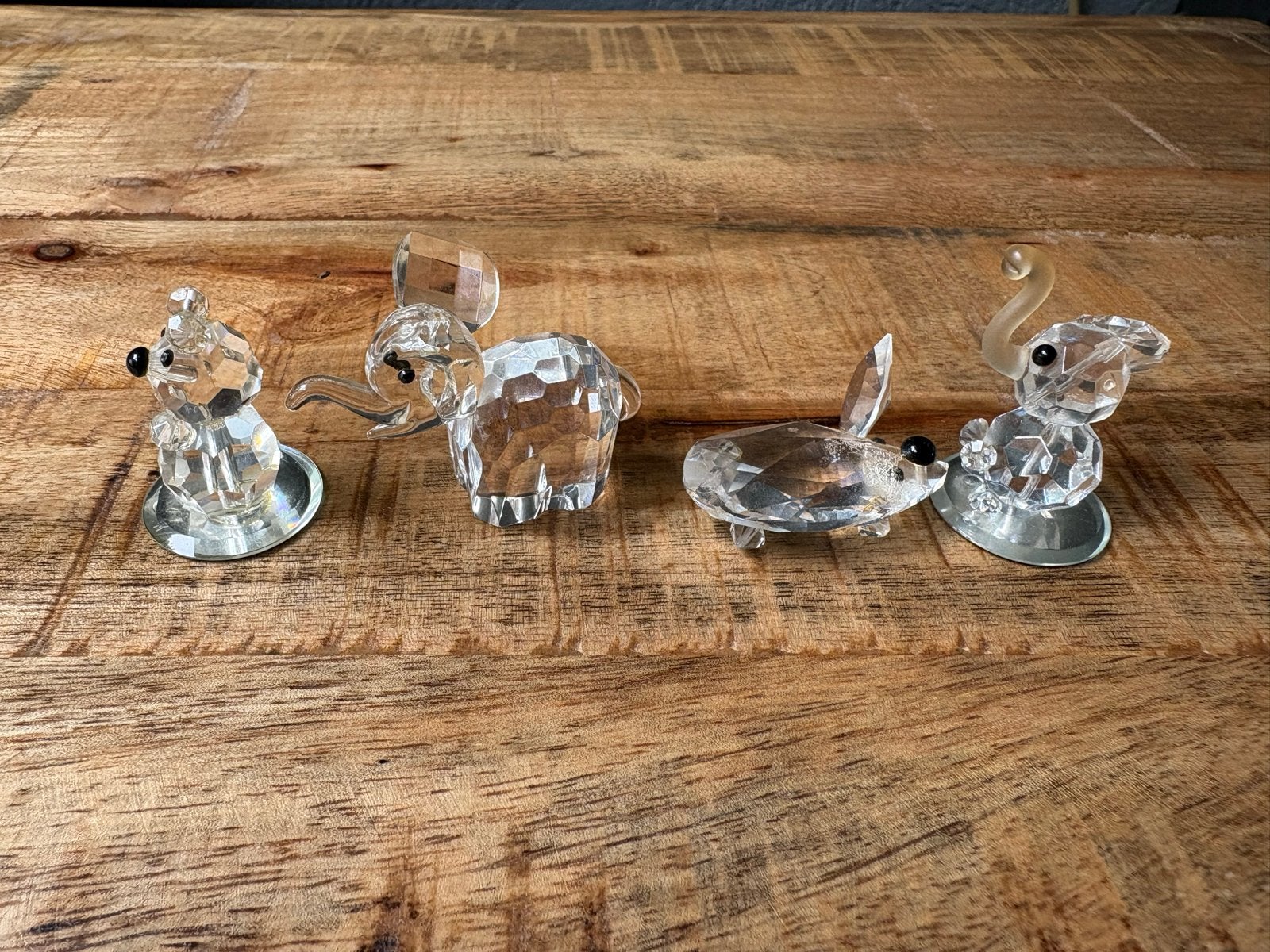 Swarovski dieren met missende delen - voor de liefhebber, Ophalen of Verzenden, Gebruikt, Figuurtje