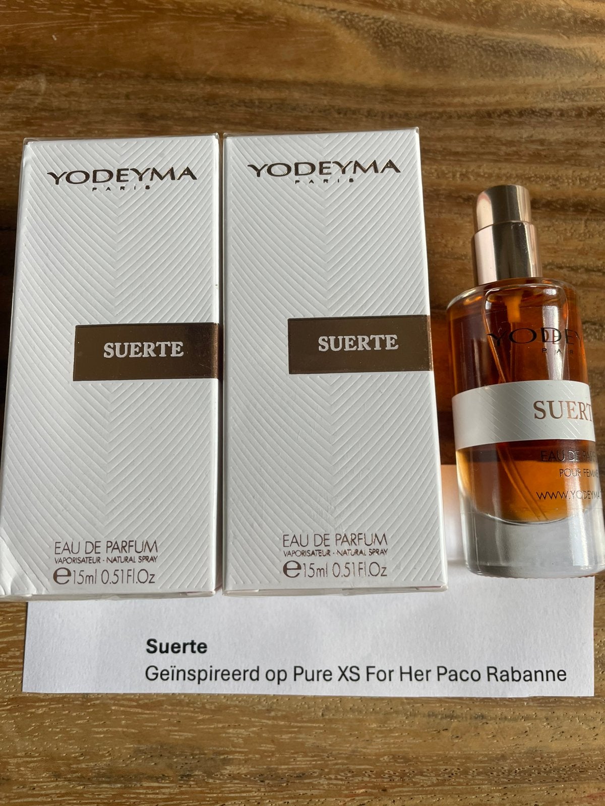 Yodeyma Suerte geïnspireerd op Pure XS Paco Rabanne nieuw, Sieraden, Tassen en Uiterlijk, Ophalen of Verzenden, Nieuw