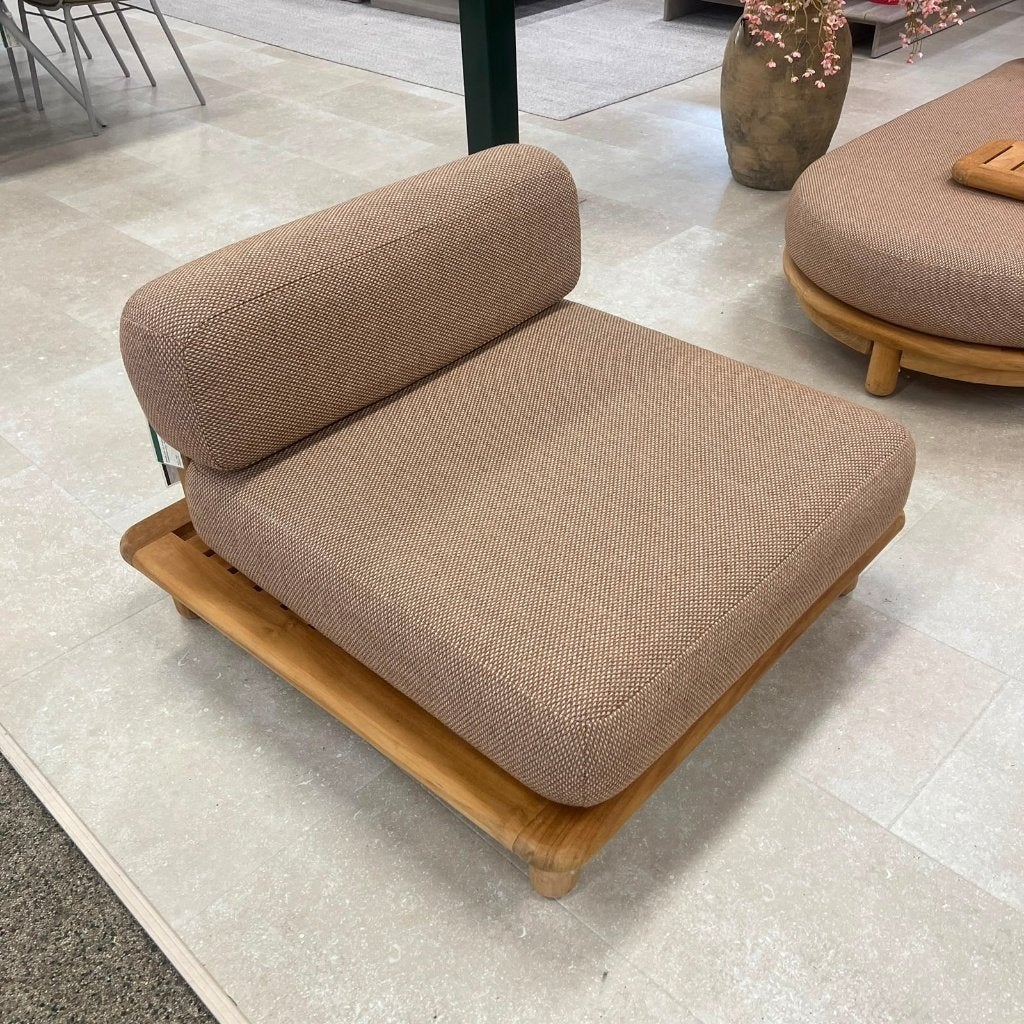 bassano Loungeset | Showroommodel, Tuin en Terras, Ophalen, Gebruikt, Teakhout, Bank