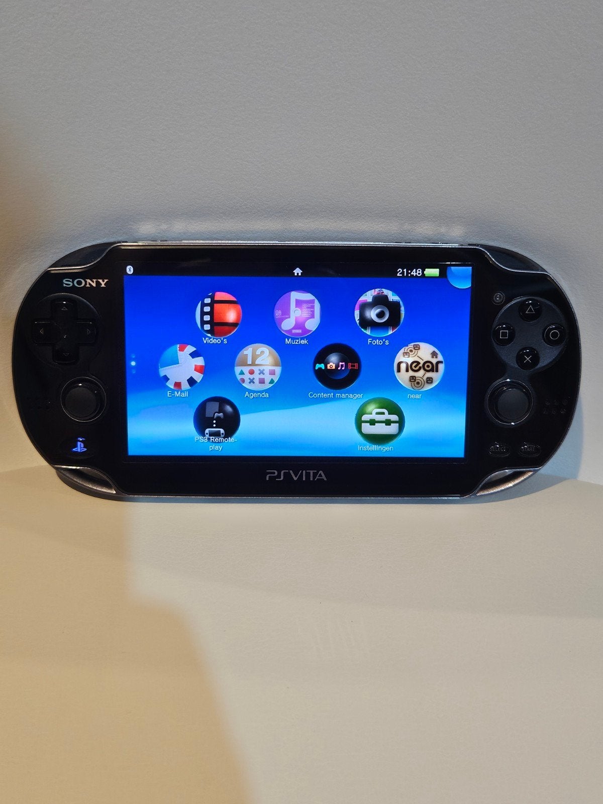 Sony PlayStation Vita OLED, Ophalen of Verzenden, Zo goed als nieuw, Zwart