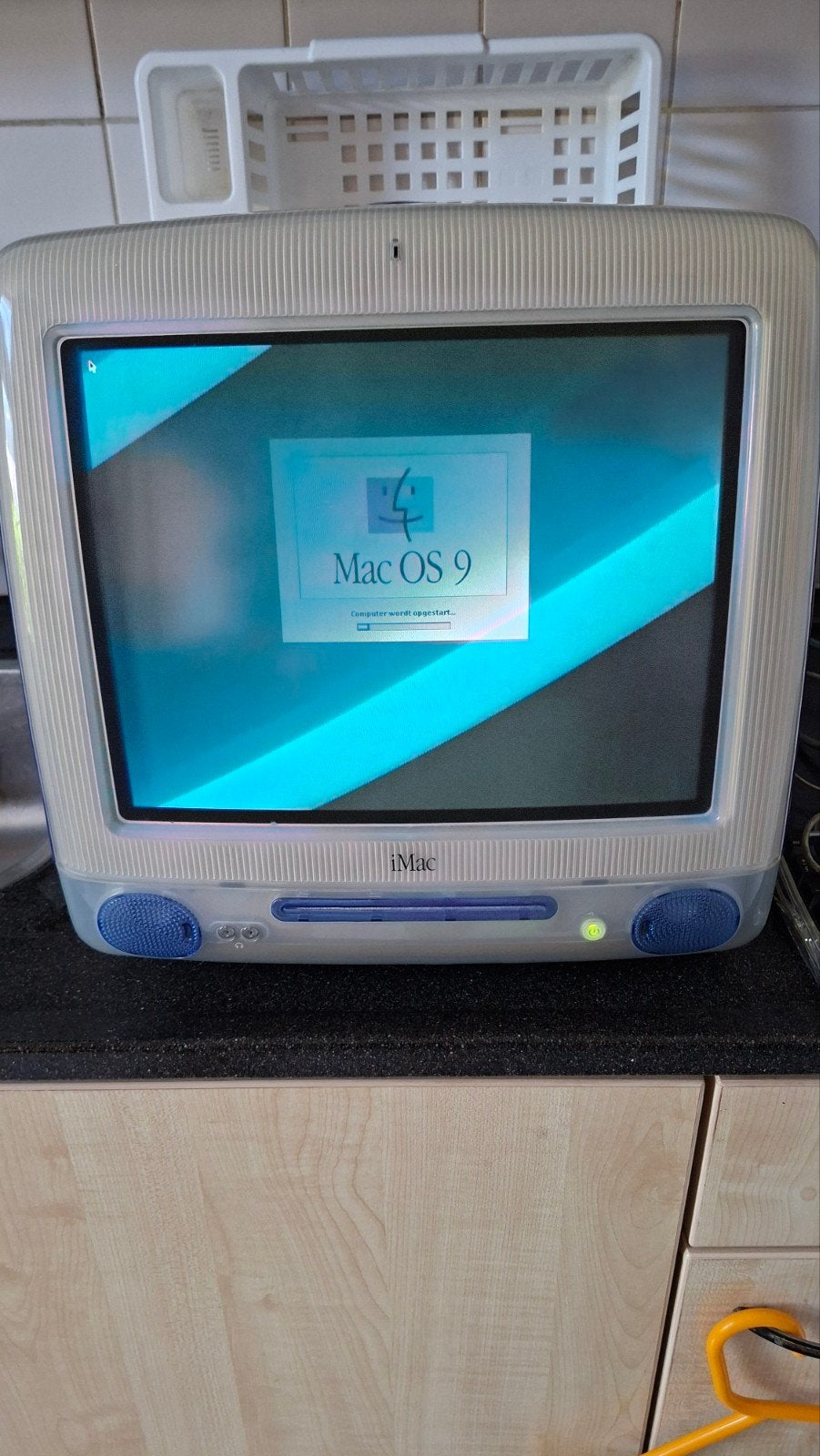 imac blauw doorzichtig, Computers en Software, Vintage Computers, Ophalen