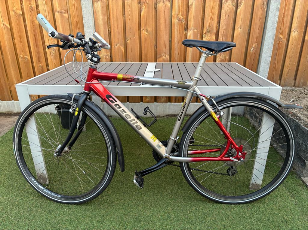 Gazelle Hybride Fitness Fiets - Zeer Goed Onderhouden, Ophalen, Velgrem, 49 tot 53 cm, Zo goed als nieuw
