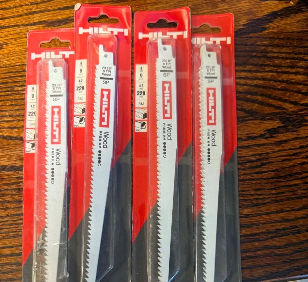 Hilti Reciprozaagbladen voor hout - Nieuw (5 stuks), Ophalen of Verzenden, Nieuw, Zaag, Hilti