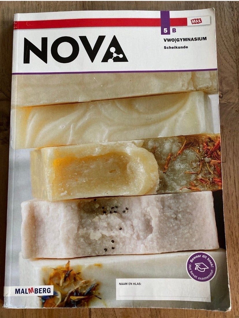 NOVA Scheikunde 5 VWO Gymnasium - Malmberg, Ophalen of Verzenden, Beta, Zo goed als nieuw, HBO