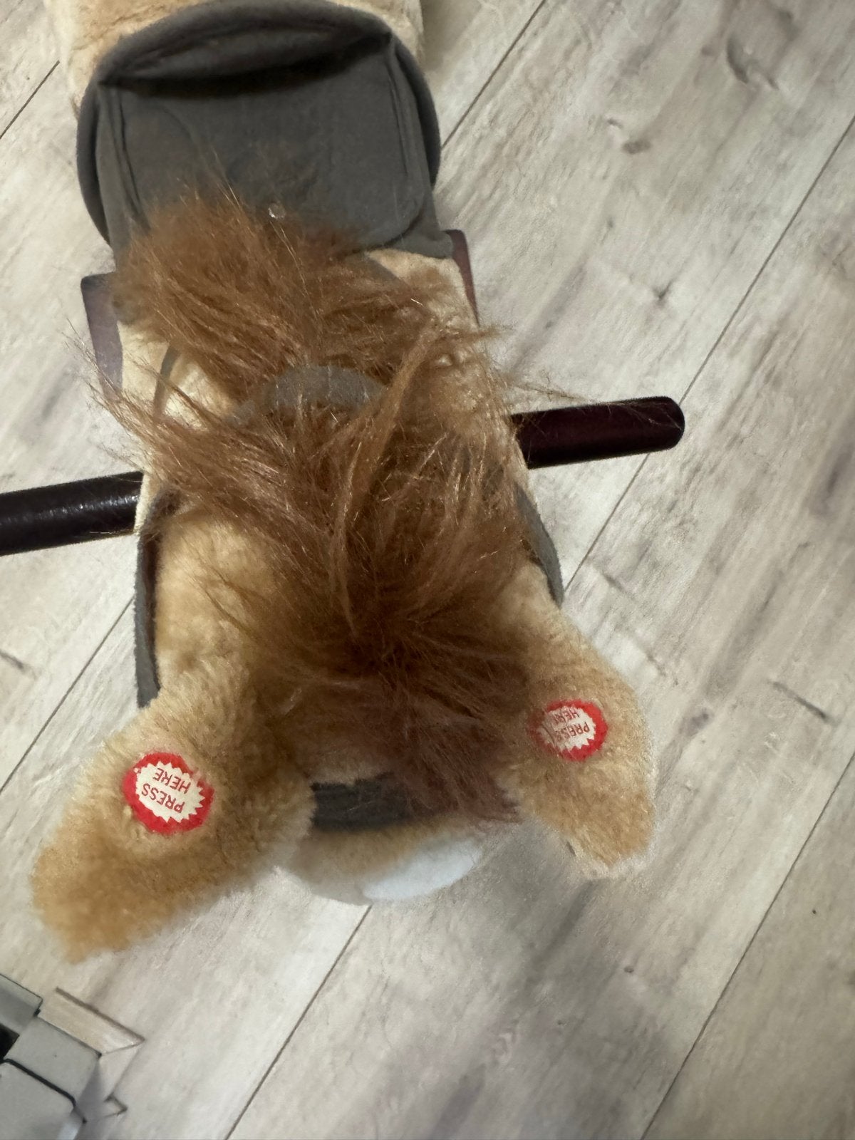 Schattig hobbelpaard met geluid voor kinderen, Ophalen, Gebruikt