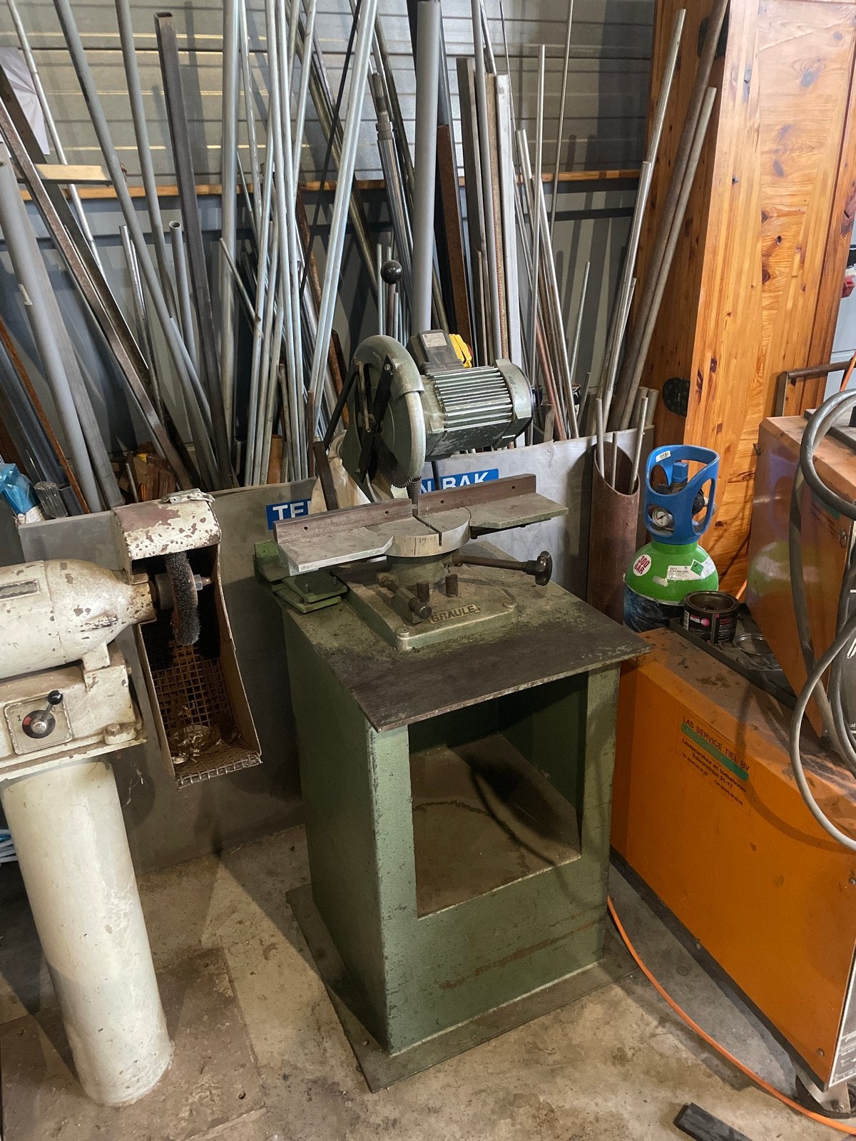 Graule afkortzaag precisie aluminium hout, Ophalen, Gebruikt, 70 mm of meer, Afkortzaag