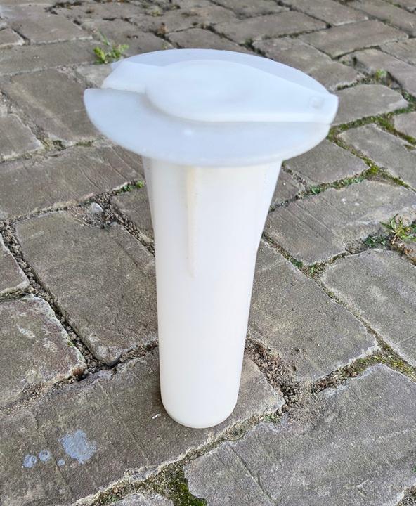 Grondanker wit kunststof (met afsluitklepje), Tuin en Terras, Ophalen of Verzenden, Nieuw, Droogmolen