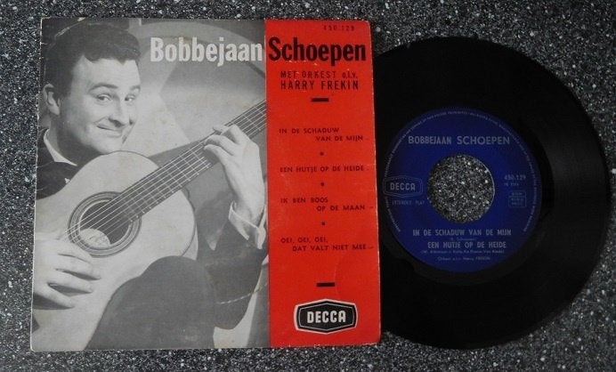 Bobbejaan Schoepen - in de schaduw van de mijn (EP-tje), Ophalen of Verzenden, Zo goed als nieuw, 7 inch, Levenslied of Smartlap
