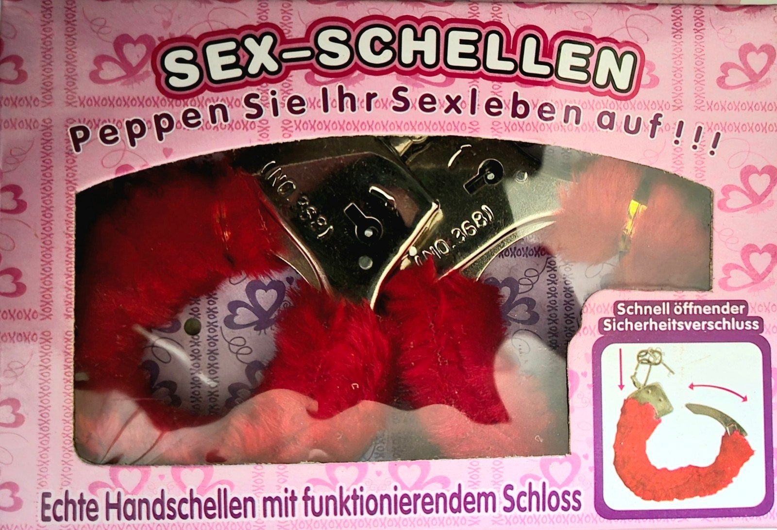 Handboeien met bont.
Van metaal met werkend slot/sleute, Ophalen of Verzenden, Nieuw
