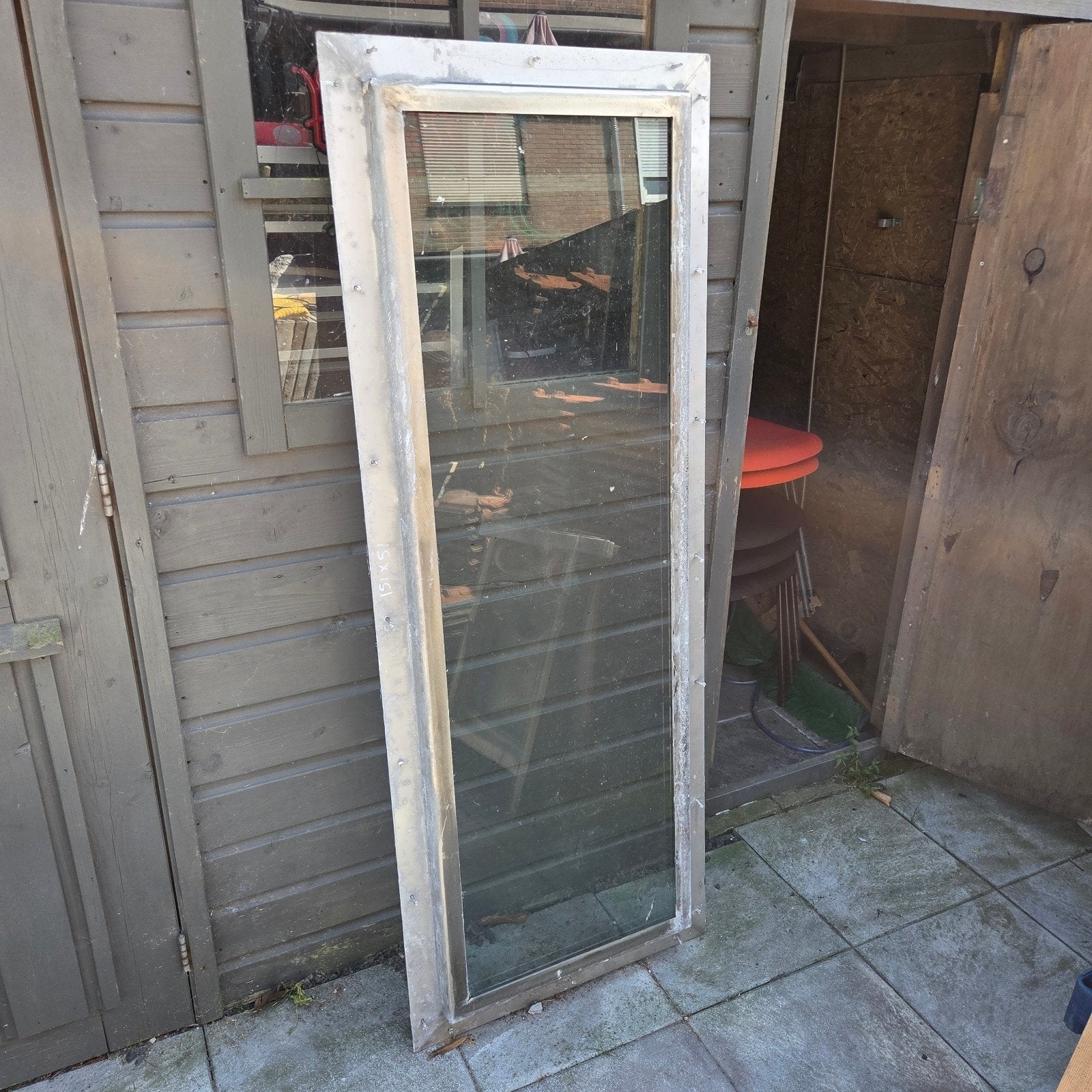 vijver raam 1,50m breed bij 50cm hoog, Tuin en Terras, Ophalen