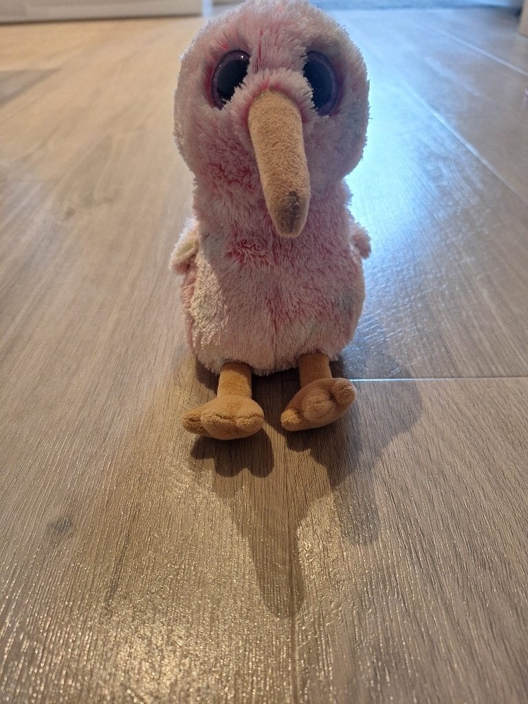 Ty Beanie Boo Kiwi - Knuffel, Overige karakters, Overige typen, Ophalen of Verzenden, Zo goed als nieuw