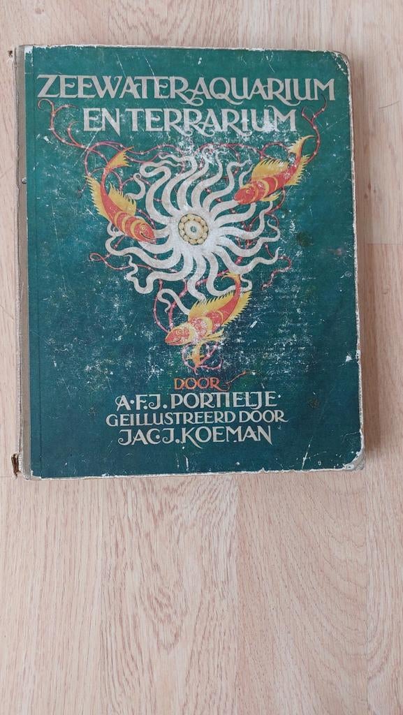 Vintage album Zeewateraquarium en terrarium, AFJ Portielje, Ophalen of Verzenden, Gelezen