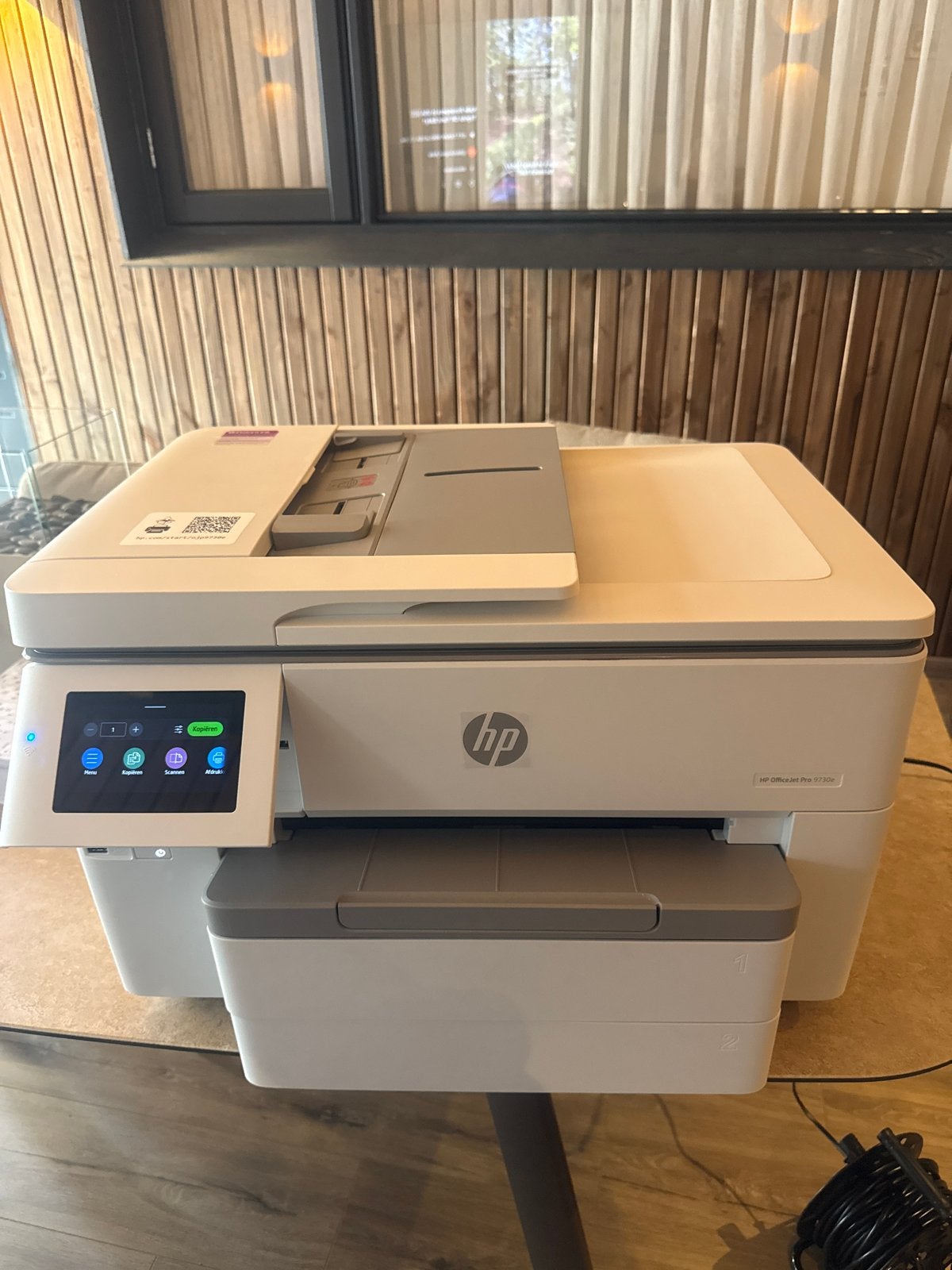 HP OfficeJet Pro 9730e all in one printer met bon 1 dag oud, Inkjetprinter, All-in-one, Kleur printen, Ophalen of Verzenden