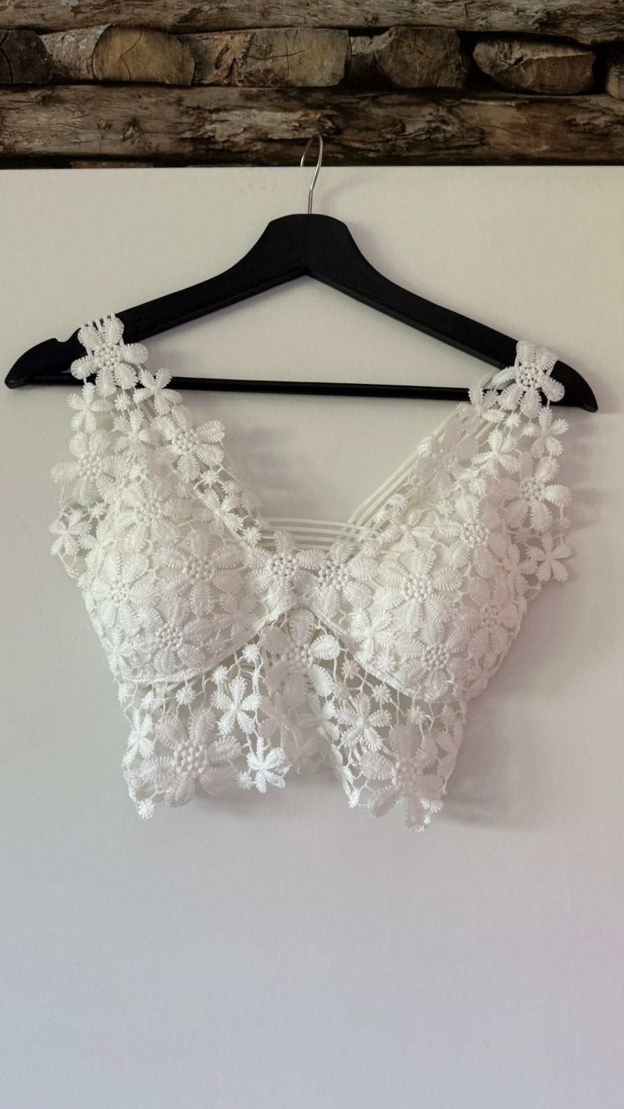 Nieuw wit kanten bralette bh maat S, Ophalen of Verzenden, Wit, BH