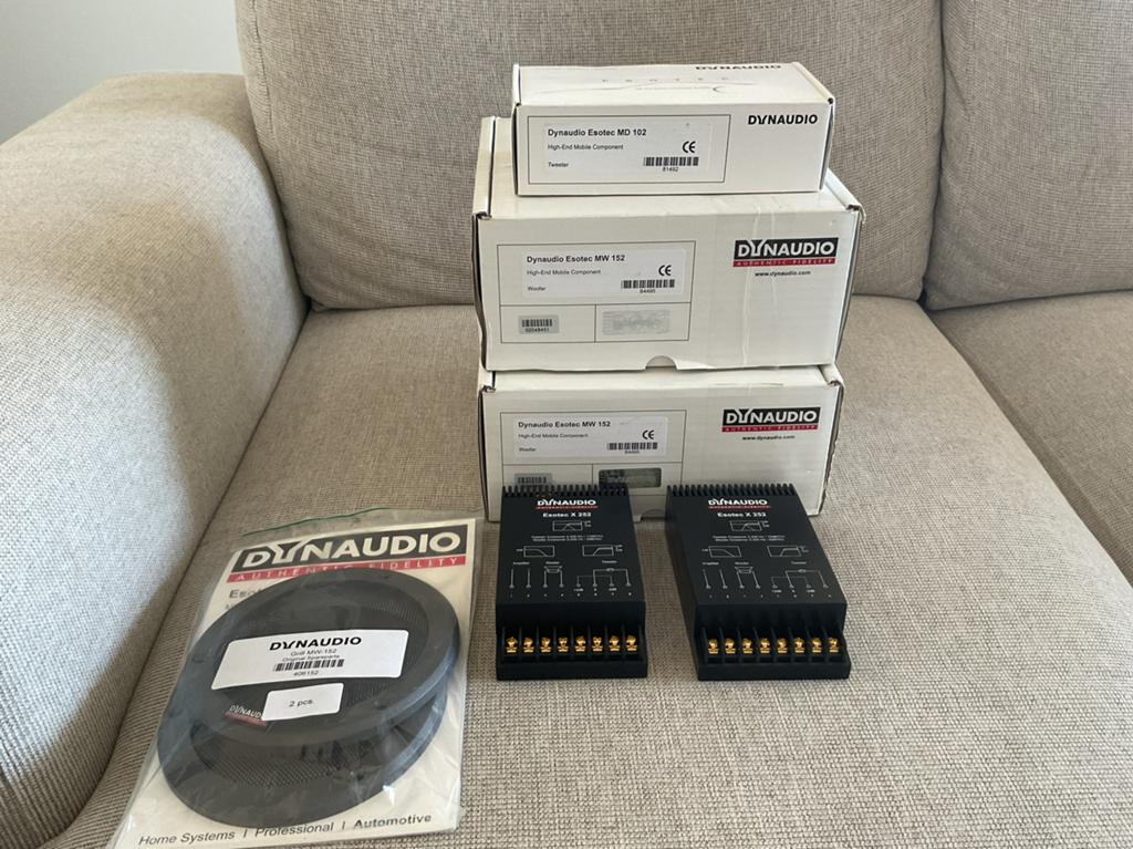 Set NIEUWE Dynaudio car audio, Overige merken, Nieuw, Ophalen of Verzenden, 120 watt of meer