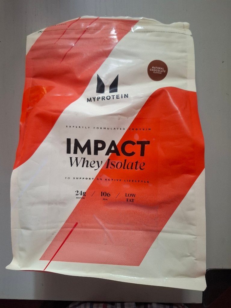 Myprotein  Whey Isolate Natural Chocolate 1kg, Ophalen of Verzenden, Nieuw, Overige typen