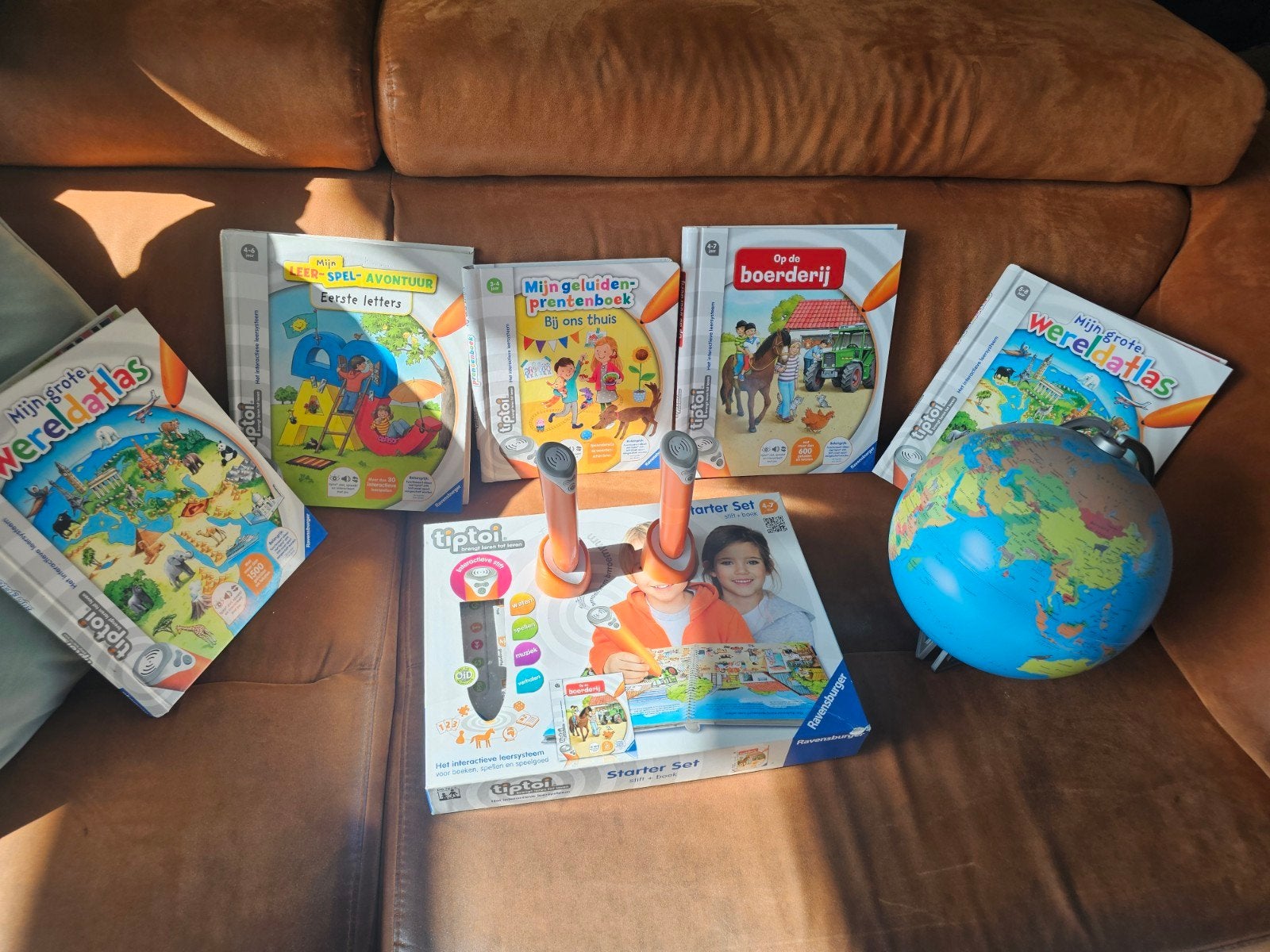 Tiptoi Starter Set met 2 pennen en 5 boeken, Ophalen of Verzenden, Zo goed als nieuw, Overige typen