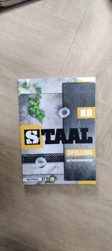 Antwoordenboek spelling STAAL groep 8, Ophalen, Zo goed als nieuw, Overige niveaus, Nederlands