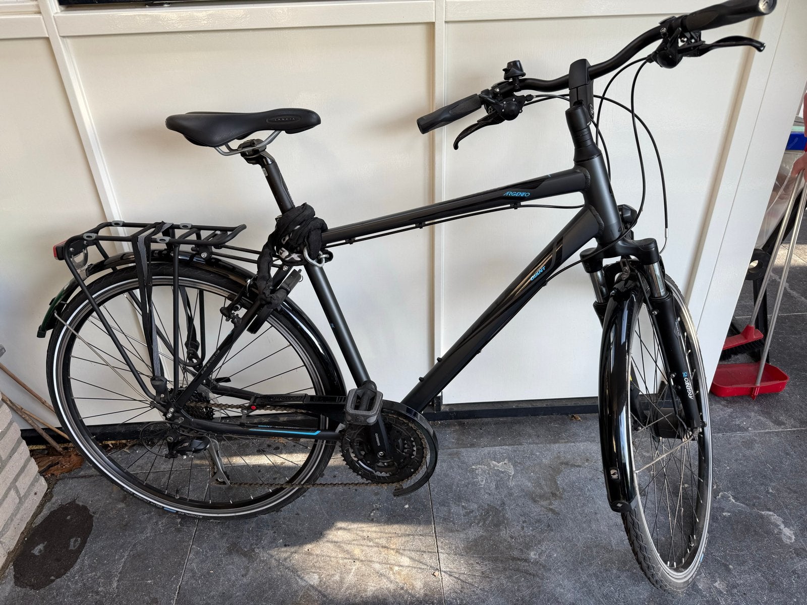 Herenfiets  Giant Argento - (fiets is bijna niet gebruikt ), Ophalen, Velgrem, Versnellingen, Giant