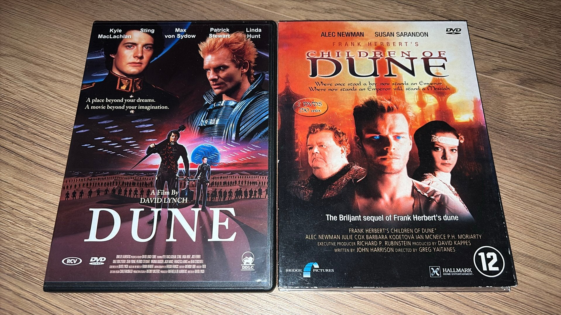 Dune van David Lynch en miniserie Children of Dune., Vanaf 16 jaar, Ophalen of Verzenden, Zo goed als nieuw