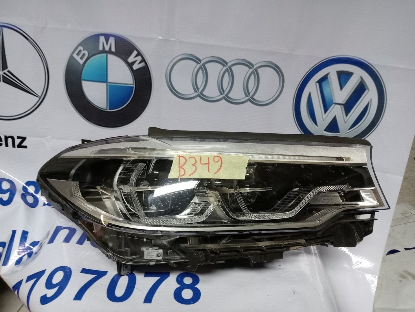 Koplamp BMW 5 Serie G30 G31 Adaptive Led Rechts 8499122-04, Gebruikt, -, -, Ophalen of Verzenden