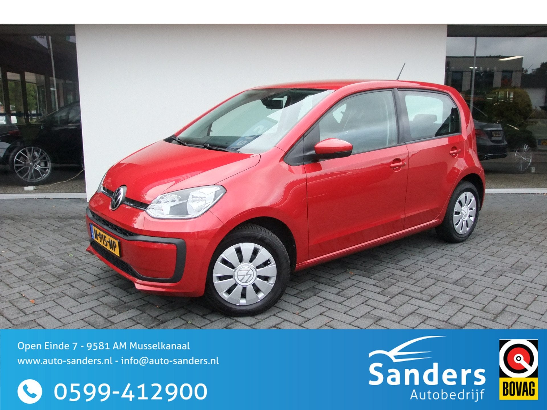 Volkswagen up! 1.0 / Clima/ Camera/ Parkeersensoren/ Licht &, Voorwielaandrijving, Gebruikt, Bluetooth, 4 stoelen