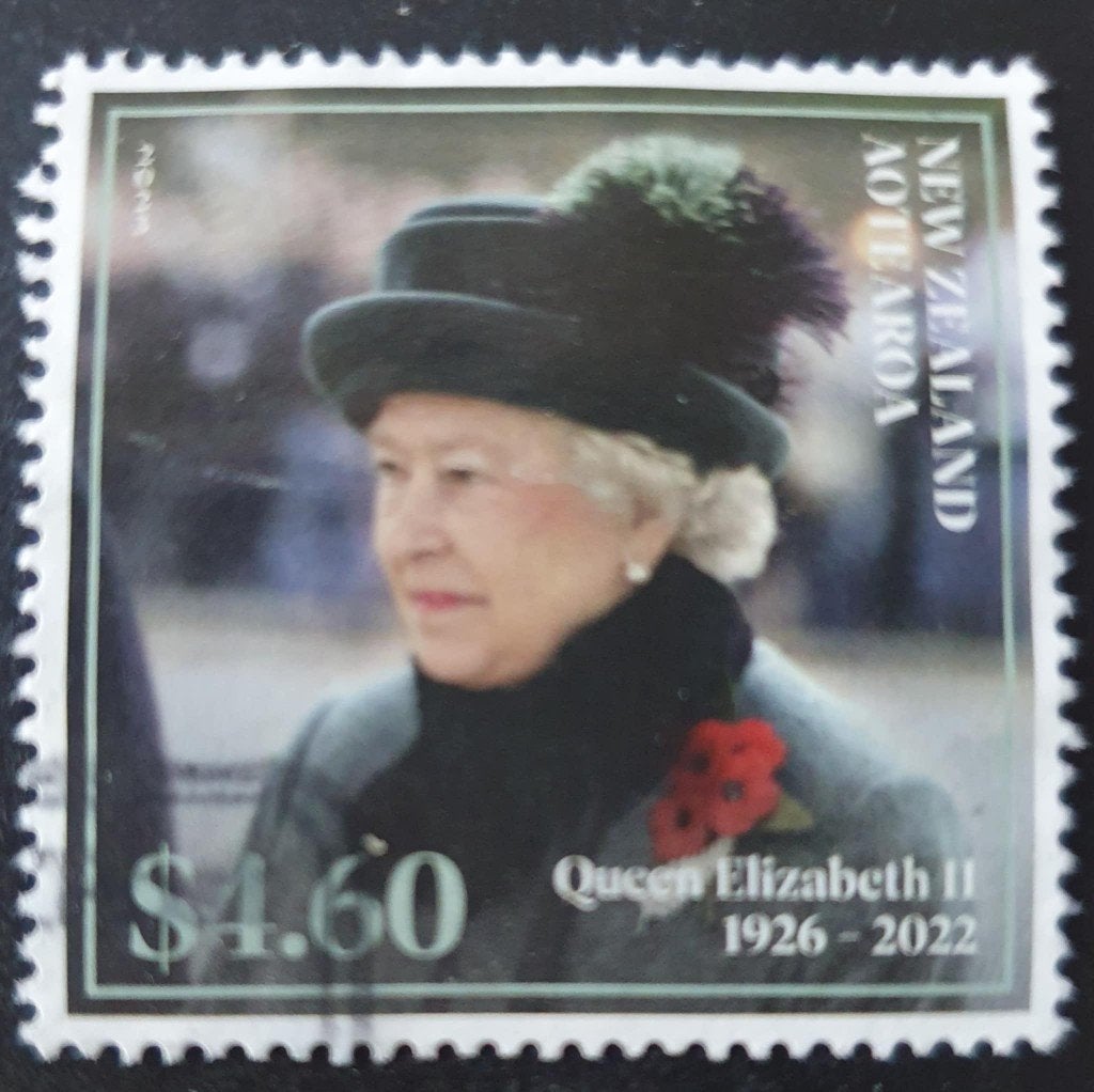 148-26 Nieuw Zeeland 2022 / Queen Elizabeth $ 4.60, Verzenden, Gestempeld