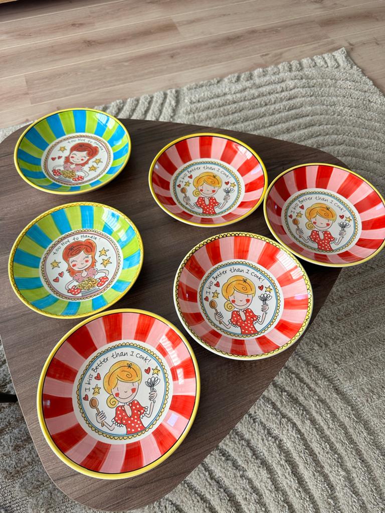 Diepe Blond Amsterdam borden, Huis en Inrichting, Keuken | Servies, Ophalen, Gebruikt, Blond Amsterdam, Schaal of Schalen