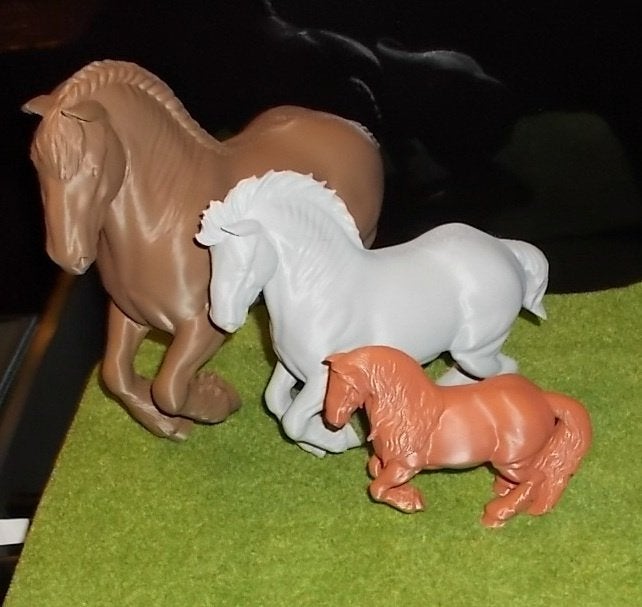 Paarden in 5 kleuren (adv 48) voor koets- en rijtuigbouwers, Ophalen of Verzenden, Nieuw