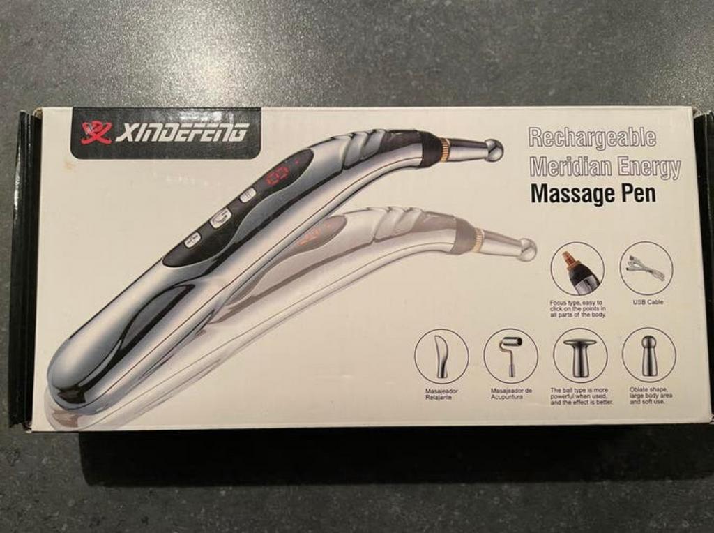 Meridiaan Energie Massage Pen - Oplaadbaar, Ophalen, Zo goed als nieuw