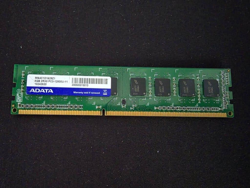 ADATA 8GB DDR3 RAM-geheugen (12800U | 1600mhz) desktop DIMM, Gebruikt, 8 GB, DDR3, Ophalen of Verzenden