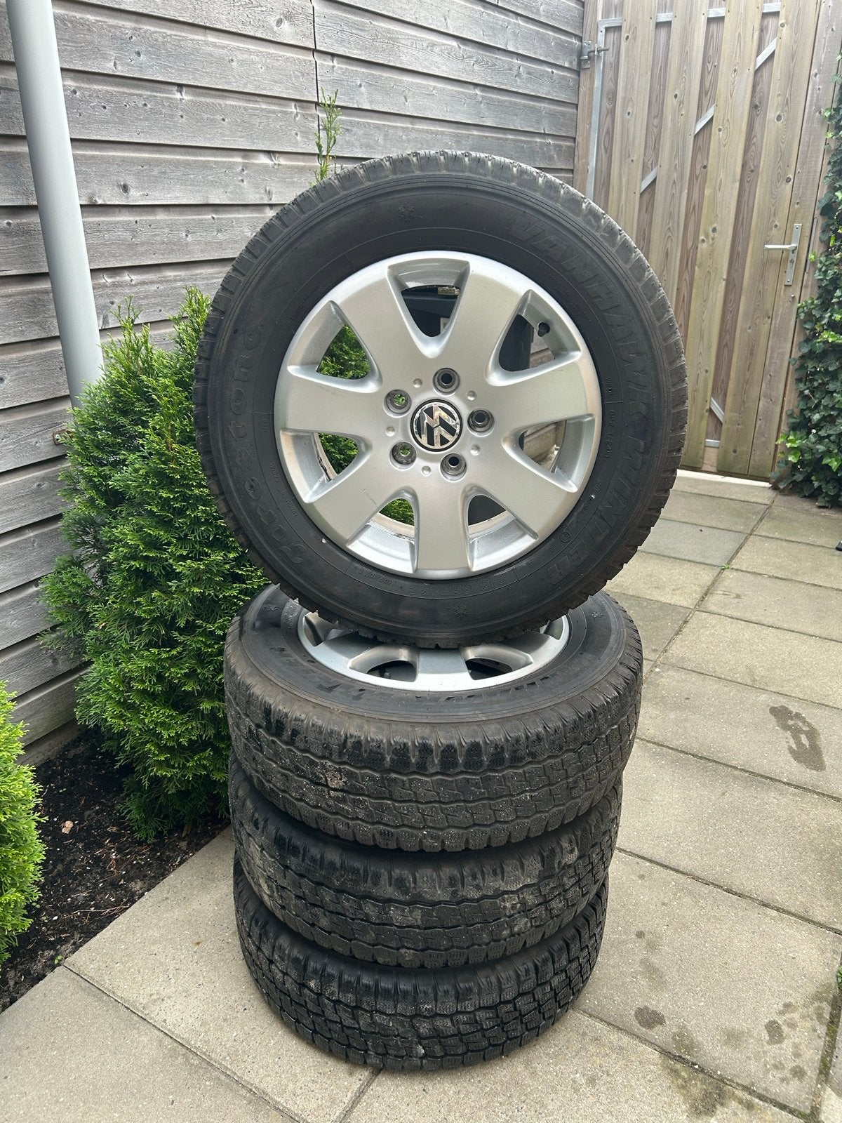 Winterwielen VW Transporter, Auto-onderdelen, Banden en Velgen, Ophalen, 16 inch, Banden en Velgen, Winterbanden