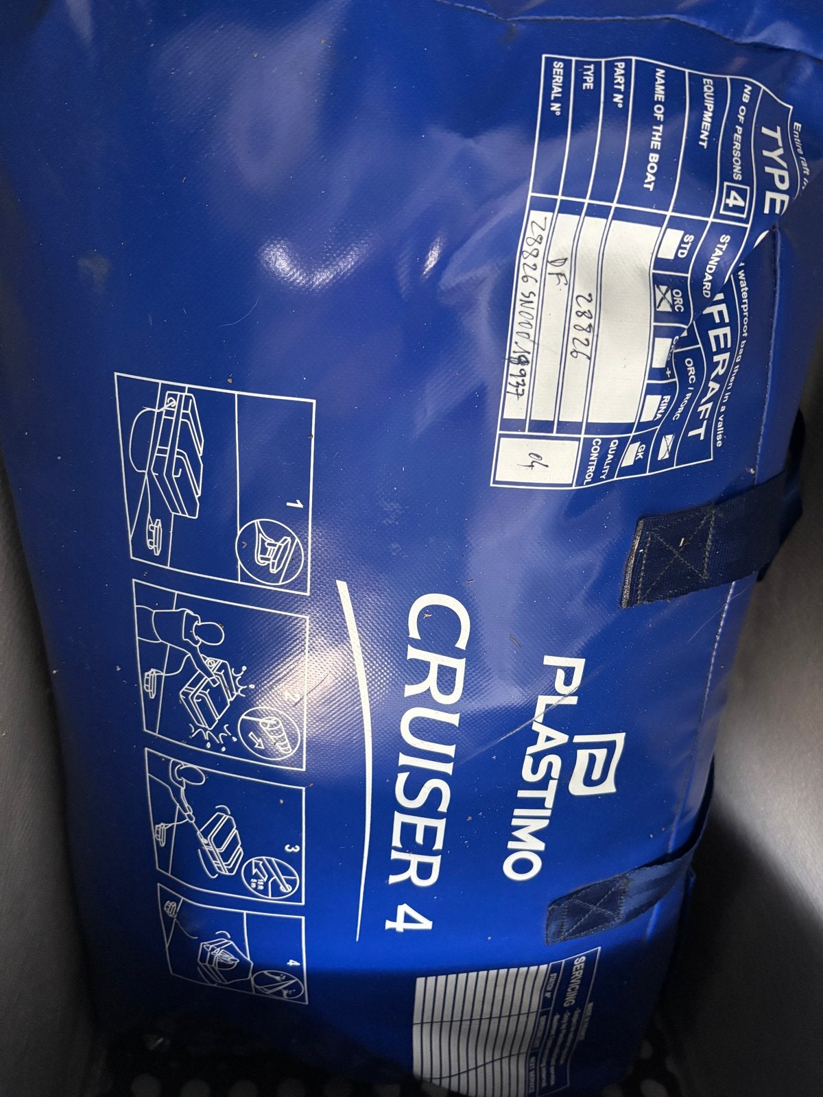 Plastimo Cruiser 4 reddingsvlot - Verzegeld, niet gekeurd, Watersport en Boten, Ophalen of Verzenden, Gebruikt, Overige typen