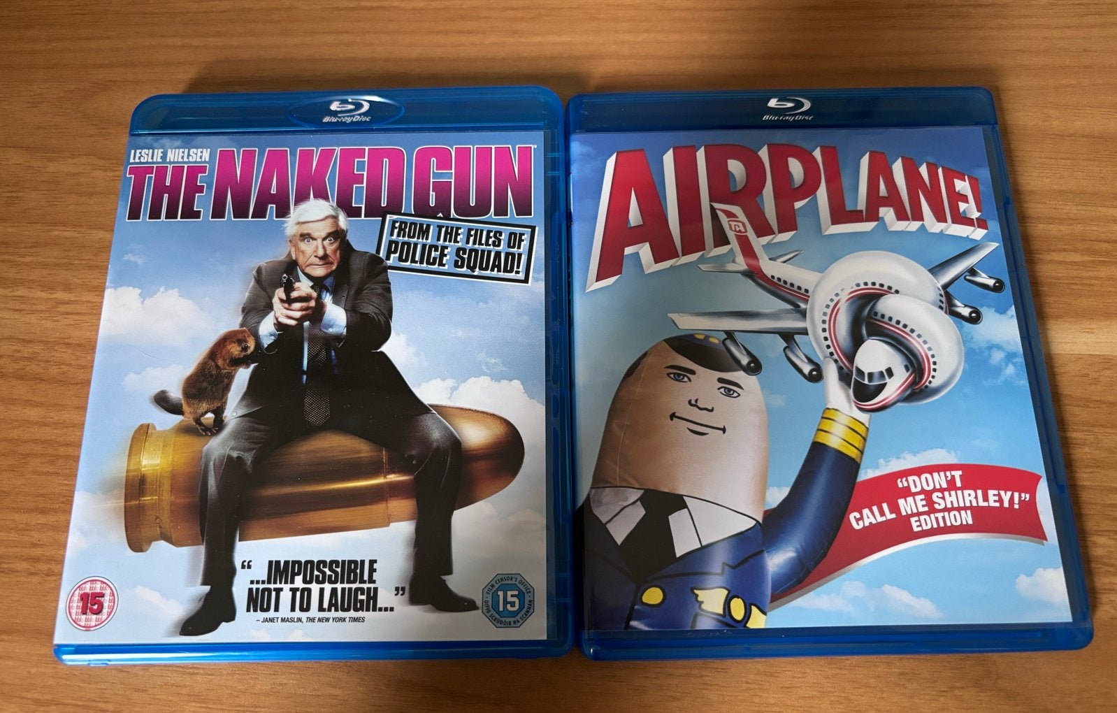 Airplane! en Naked Gun Blu-ray - Komedie Klassiekers, Cd's en Dvd's, Blu-ray, Gebruikt, Humor en Cabaret, Ophalen of Verzenden