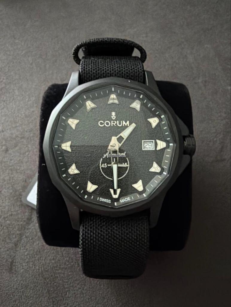 Corum Admiral AC-One 45 Automatic Limited Edition, Overige merken, Staal, Polshorloge, Overige materialen