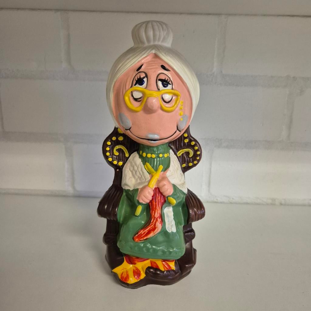 Vintage spaarpot oma, Ophalen of Verzenden, Gebruikt