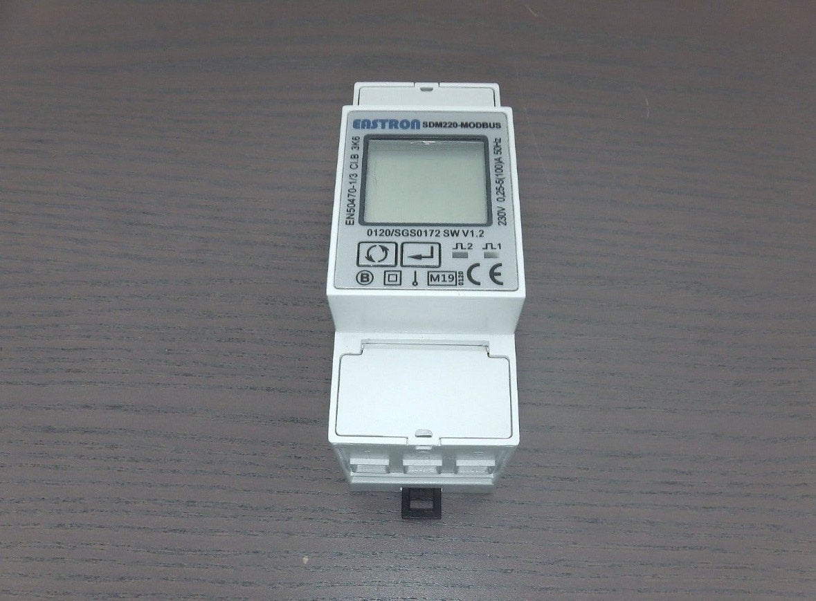 Eastron SDM220-Modbus Enkele Fase Energiemeter, Ophalen of Verzenden, Zo goed als nieuw, Overige merken, Overige typen