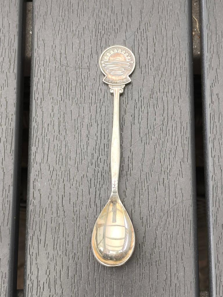 Buisman de zonnebloen koffie of thee lepeltje, Ophalen of Verzenden