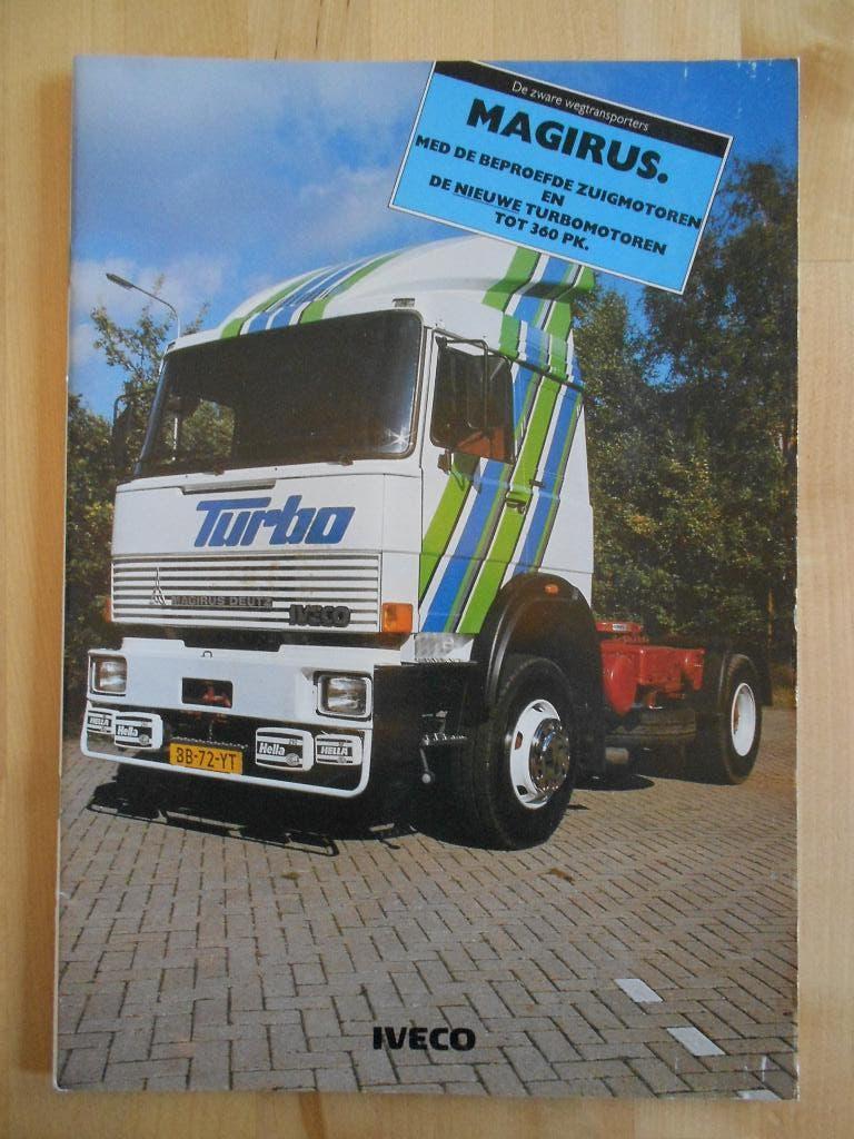 Magirus Deutz Brochure 1982 Wegtransporters Iveco, Magirus, Ophalen of Verzenden, Zo goed als nieuw, Overige merken
