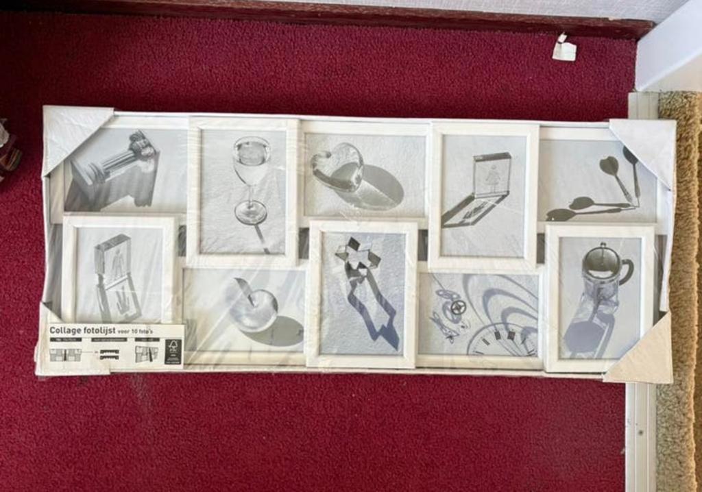 Fotolijst voor meerdere foto’s, Huis en Inrichting, Ophalen, Nieuw, Hout, Minder dan 50 cm