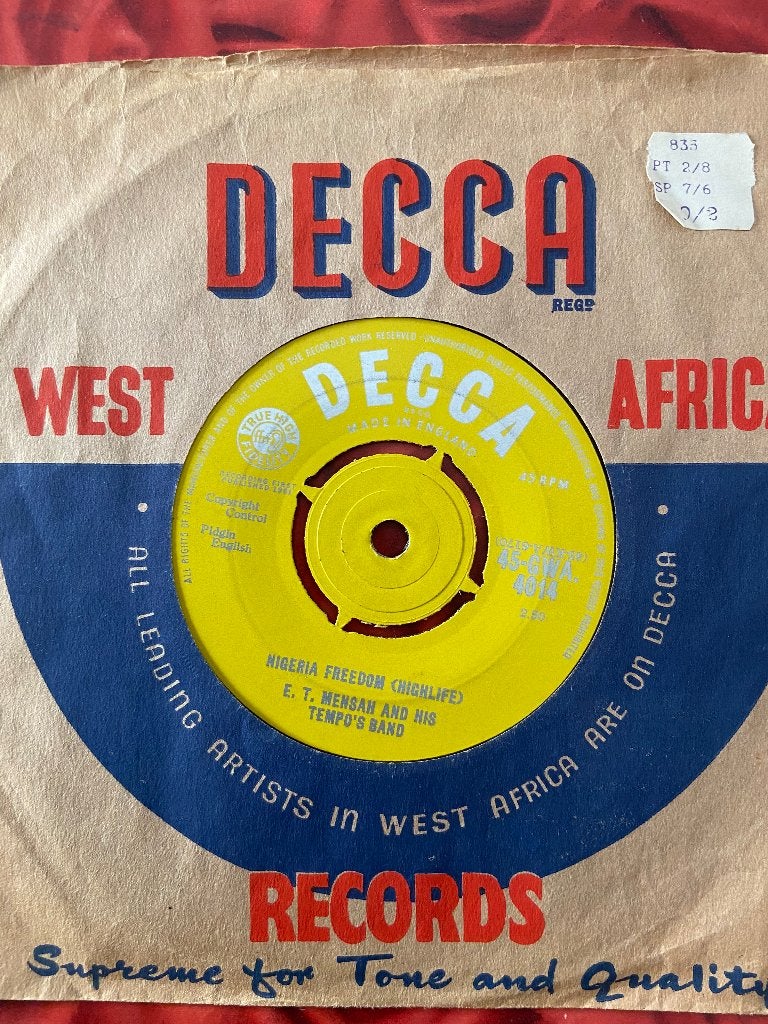 Decca West Africa singles 2, Gebruikt, Wereldmuziek, 7 inch, Ophalen of Verzenden