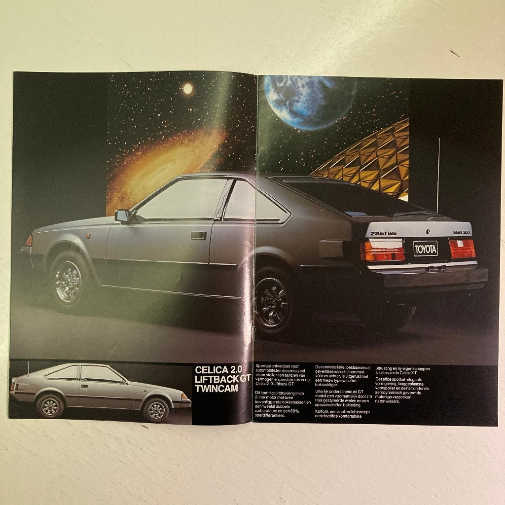 Toyota Celica folder / brochure, Ophalen of Verzenden, Gelezen, Toyota